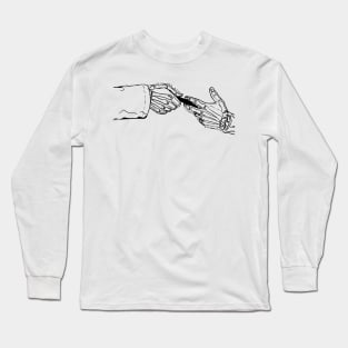 The Mixtaype - #4 all we are is skin and bone - small print Long Sleeve T-Shirt